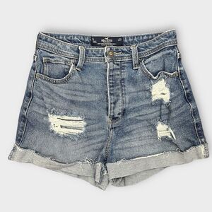 Hollister Curvy Ultra High-Rise Mom Short 3" Womens Size 27 / 5 Vintage Stretch